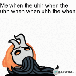 Uhh Headbang Broken Vessel Hollow Knight GIF