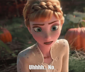 Uhh No Frozen Anna GIF