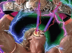 Ultimate Warrior Championship Belt GIF