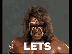 Ultimate Warrior Let's Go GIF