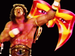 Ultimate Warrior Pounding Chest GIF