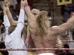 Ultimate Warrior Raising Arms GIF
