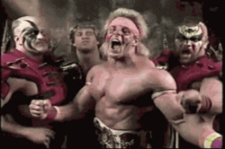 Ultimate Warrior Scream GIF