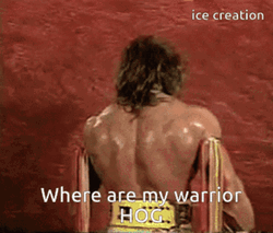 Ultimate Warrior Warrior Hog GIF