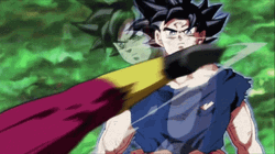 Ultra Instinct Goku Dodging GIF
