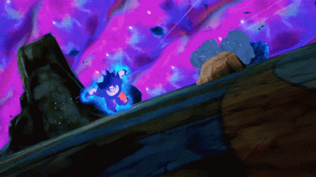 Ultra Instinct Goku Emoji Strike GIF