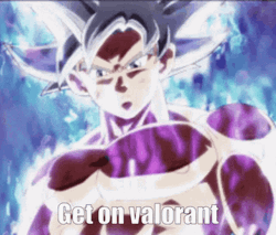 Ultra Instinct Goku Get On Valorant GIF
