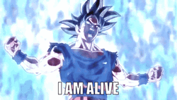 Ultra Instinct Goku I Am Alive GIF