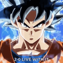 Ultra Instinct Goku Live With It GIF