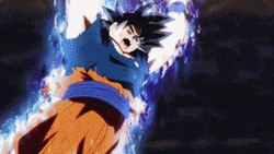 Ultra Instinct Goku Vs Jiren Energy Ball GIF
