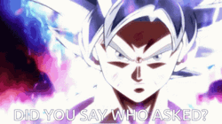 Ultra Instinct Goku Who Asked GIF