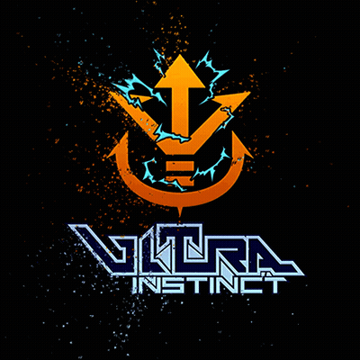 Ultra Instinct Video Game Logo With Arrow GIF
