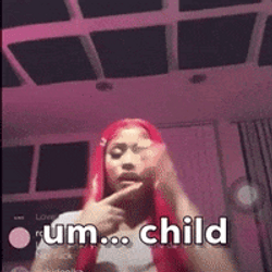 Um Child Nicki Minaj GIF