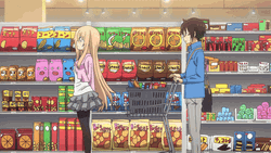 Umaru Buying Grocery Pout GIF