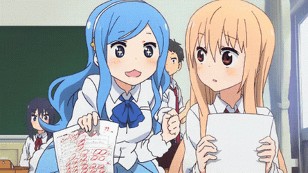 Umaru Chan And Sylphynford Tachibana Test Result GIF