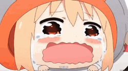 Umaru Crying Tears Sad GIF