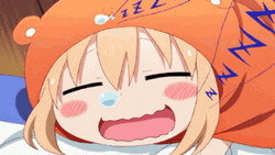 Umaru Doma Anime Deeply Sleeping Drooling