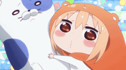 Umaru Hugging Stuffed Toy Cat Cute GIF
