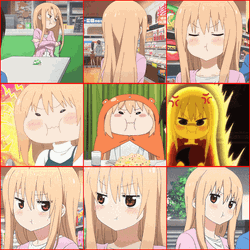 Umaru Pouting Different Scenes GIF