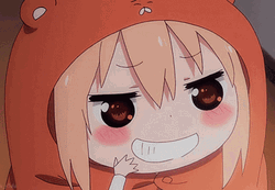 Umaru Winking Thumbs Up GIF