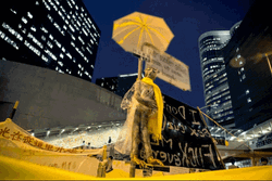 Umbrella Post Sig Moving GIF