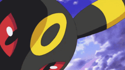Umbreon Pokemon Dark Pulse Attack GIF