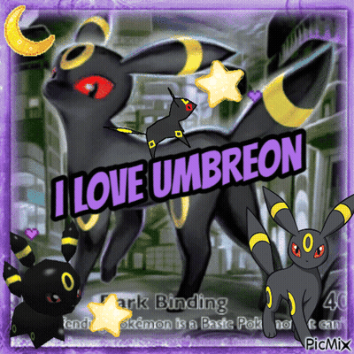 Umbreon Saying I Love Umbreon GIF