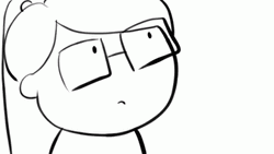 Umm Stare Sketch Girl  GIF