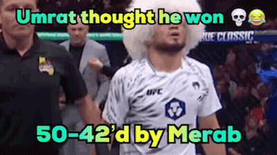 Umrat Thought He Won 50-42 D By Merab Boxing Match GIF
