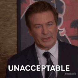 Unacceptable Alec Baldwin Irritated GIF