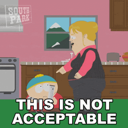 Unacceptable Cartman Nanny South Park GIF