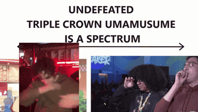Unbeaten Triple Crown Umamusume Is A Spectrum Poster GIF
