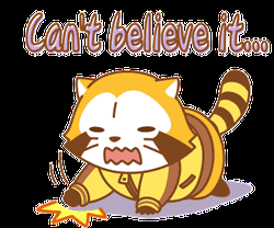 Unbelievable Cartoon Raccoon Can't Believe It GIF