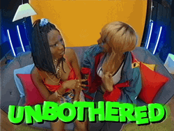 Unbothered 2 Girls Talking Makes Camera Leave GIF