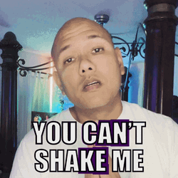 Unbothered Bald Men You Can't Shake Me GIF