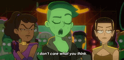 Unbothered D'vana Tendi Don't Care What You Think GIF