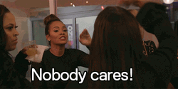 Unbothered Evelyn Lozada Nobody Cares GIF