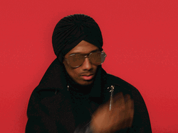 Unbothered Nick Cannon Sweep Shoulders GIF
