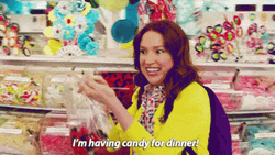 Unbreakable Kimmy Schmidt Candy For Dinner GIF