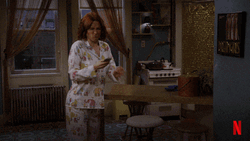 Unbreakable Kimmy Schmidt Throwing Phone GIF