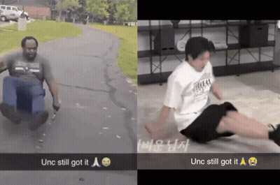 Unc Still Got It Two Men Kneeling GIF