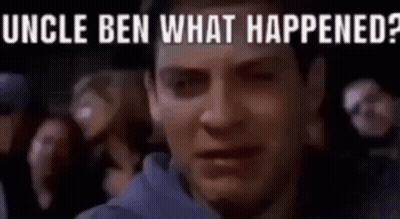 Uncle Ben What Happened Close Up GIF