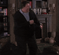 Uncle Buck Dancing Happily GIF