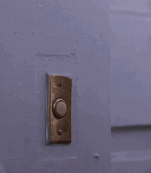 Uncle Buck Trying To Push Door Bell GIF