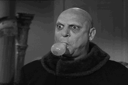 Uncle Fester Jackie Coogan Light Bulb GIF