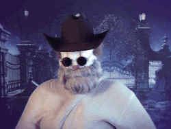 Uncle Howdy Mask GIF