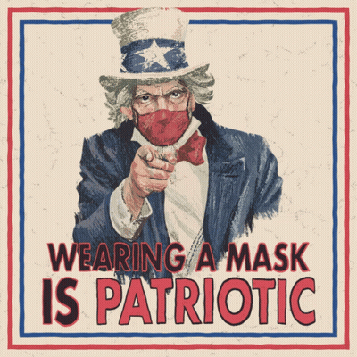 Uncle Sam Mask Pointing GIF