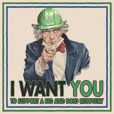 Uncle Sam Pointing I Want You Support Recovery GIF