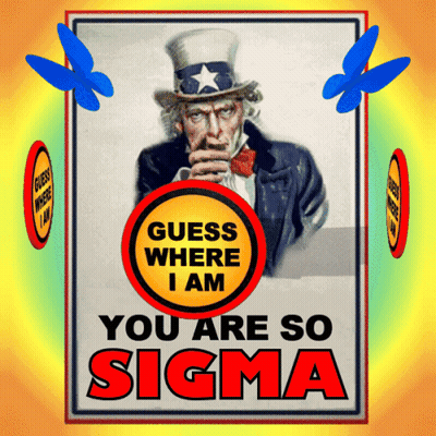Uncle Sam Poster Guess Where I Am GIF