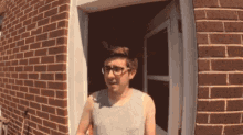 Uncomfortable Man Go Outside Burning Hot Weather GIF